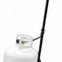 Propane Tank Dolly with Wheels, 20lb Propane Tank Cart for Weed Torch, Propane Tank Wheeled Cart for BBQ, Weed Burner, Patio Heater, Fire Pit (Torch and Cylinder Not Included)