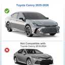 Tape-on Window Visors Rain Guards for Toyota Camry 2025 2026 | Extra Durable, Window Visors, Vent Visors, Window Deflector, Vent Shades, Car Accessories-4PCS