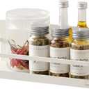 YAMAZAKI Home Magnetic Spice Storage Rack Organizer For Fridge - Steel