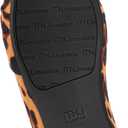 MUSSHOE Women's Flats Dressy Pointed Toe Comfortable Bowknot Ballet Flats Shoes (7.5, Leopard Black)