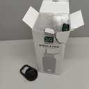 DYSANKY Insulated Water Bottle | Thickened Stainless Steel Vacuum Metal | Portable Sports Half Gallon Large Water Jug for Gym and Hiking with Straw, Carrier Bag, Handle Strap | BPA-Free 64 Oz (Forest Black)