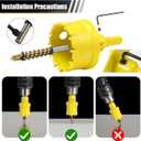 4PCS Carbide Hole Saw Kit for Metal,5/8"(16MM) TCT Hole Saw Set with Titanium-Plated Upgrade Pilot Drill bits for Stainless Steel,Hard Metal,Wood, Plastic,Iron