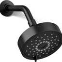 Kohler 22170-BL Purist Three-function showerhead, 2.5 gpm, Matte Black