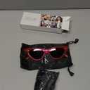 livho Retro Vintage Narrow Cat Eye Sunglasses for Women Clout Goggles Plastic Frame