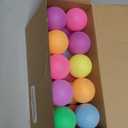 D-Xam Multi Color Ping Pong Balls Table Tennis Ball for Games Arts Pong Balls Pack of 50, 30 and More (40mm Size) for Party Pets School Activities Christmas Halloween Assorted Colors