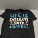 First Name Aaron Birthday T-Shirt Small