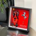 iLuane Display Wallboard for Speed Champions Ferrari SF-24 F1 Race Car Toys - Building Sets 77242, Adult Collectibles Wall Mount, Home or Office Dcor (No Car Included)