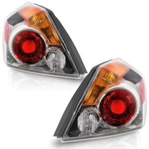 ELH Tail Lights Assembly Fit For 2007-2012 Nissan Altima 4-Door Sedan 2007 2008 2009 2010 2011 2012 Nissan Altima Chrome Trim Left And Right Side