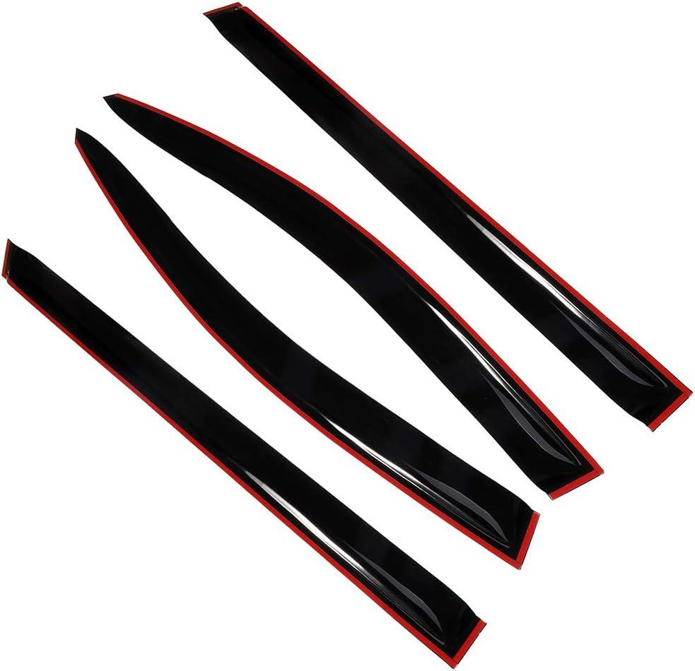 cciyu Rain Guards Compatible with 2011-2020 For Toyota Sienna Side Window Deflector Window Deflector Sun Rain Guard 4 Pieces