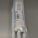 2 Pack White Spring Tension Curtain Rods 24-48 Inches, 0.7" Diameter, Spring Loaded Curtain Rods No Drilling, Adjustable Tension Rod for Windows Bedroom Bathroom Kitchen Doorway Closet