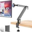 Jakeko Strong Magnetic Portable Monitor Desk Clamp - 75mm VESA Mount 4.7" 12.9" 15.6" 16" 17.3" 18.5 inch 360 Rotate Base Tablet Holder Arm JK07B1