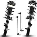 Front Complete Struts Shock Absorber Sway Bar Links Kit Fit for Ford Escape 2005-2012, for Mazda Tribute 2005-2011, for Mercury Mariner 2005-2011, Replace 171594 171593 K80296 (4Pcs)