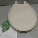 KOHLER 4639-RL-47 Cachet ReadyLatch Round Toilet Seat Soft Close, Almond
