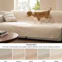Bedsure Waterproof Couch Cover for Dogs Washable - Waterproof Blanket for Large Dogs Couch Sofa Bed Cozy, Lightweight Furniture Protector for Pet Cat Quick Drying, Sandy Tan, 52x82IN