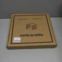 File Organizer Box with Lid,Hanging Filing Folder Organizer for Document Storage with Plastic Slide, Letter-size File Holder Filing Box for Office/Home/Decor/1Pack