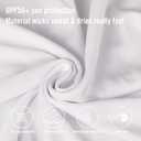 baleaf Men's Long Sleeve Golf Polo Shirt UPF 50 Quick Dry 3 Button Casual Work Outdoor Lightweight Performance Shirts (02-white)