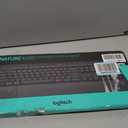 Logitech Signature K650 Comfort Full-Size Wireless Keyboard with Wrist Rest, BLE Bluetooth or Logi Bolt USB Receiver, Deep-Cushioned Keys, Numpad, Compatible with Most OS/PC/Window/Mac - Graphite