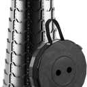 Upgraded Foldable Stool Thickened, Portable Collapsible Stool Retractable Stool for Fishing, Hiking Tours, BBQ, Parties, Outdoor Activities (1pack, Black)