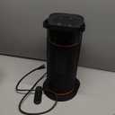 Space Heater - 1500W Portable Space Heaters for Indoor Use, PTC Ceramic Electric Heater with Remote, 4 Modes, 9H Timer, Low Noise, 70Oscillation, Overheat & Tip-Over Protection for Office Home (Black)