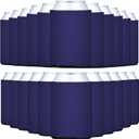 TahoeBay Neoprene Can Coolers (25-Pack) Standard 12 Ounce Cans Blank Beer Sleeves (Navy)