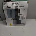 Canoly C16 Cold Press Juicer, 6" Extra Wide Feed Chute, 3-IN-1 Strainers (Juice & Sorbet & Nut Milk), Powerful AC Brushless Motor, Self Precut System, Juicer Machines with BPA-Free (Space Gray)