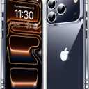 2 x MOZOTER for iPhone 17 Pro Max Case Clear,[Anti-Yellowing] [Non-Slip] Shockproof Bumper Phone Cover,Slim Thin Cute Case for iPhone 17 Pro Max 6.9 inch-Clear