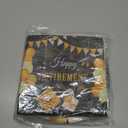 40 PCS of Retirement Party Plates and Napkins, 20 Sets of Disposable Tableware Sets for Men's and Women's Gold and Black Party Decorations for Happy Retirement Parties