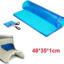 Motorcycle Seat Gel Pad Car Driver Seat Cushion Shock Absorption Mats Reduce Fatigue Comfortable Soft Cooling Gel Pad Cool DIY Pad Office Chair Seat Cushion Motorcycle Seat Foam(48 x 35 x 1cm)