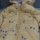 Carter's Girls' Fleece Lined Hooded Puffer Coat, M/5-6 (Yellow)