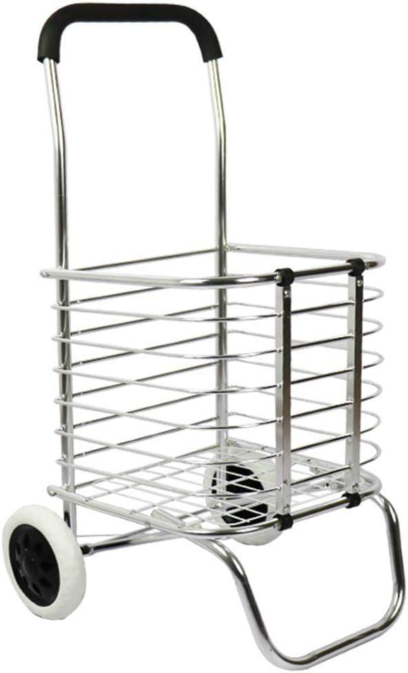 Multifunction Portable Hand Trucks,Trolleyshopping Trolley Aluminum Alloy Antirust Foldable Shopping Cart Trolley Old Man Dual Use, Load 35 Kg, 8 Styles,G