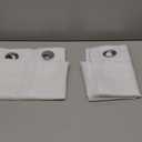 NICETOWN Sheer Window Panel Curtains - Grommet Top Gauzy Sheer Drapes Lightweight Breathable Panels for Windows (2-Pack, 54 Wide x 63 inch Long, White)