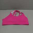 RUNNING GIRL Sports Bra for Women, Medium-High Support Criss-Cross Back Strappy Padded Sports Bras Supportive Workout Tops (XX-Large, 1-hot Pink)