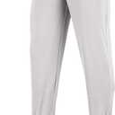 CHAMPRO Boys Stretch - Abrasion Resistant MVP Classic Baseball Pant, Grey, Large US