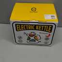 Hazel Quinn Retro Electric Kettle - 1.7 Liters / 57.5 Ounces Tea Kettle with Thermometer, All Stainless Steel, Fast Boiling 1200 W, BPA-free, Cordless, Rotational Base, Automatic Shut Off - Ruby Red