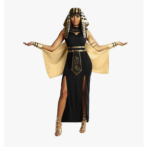 Morph Queen Cleopatra Costume for Women - Egyptian Halloween Costume - Classic Cleopatra Dress for Parties, XL
