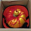 CALLARON Ancient Emperor Cosplay Headwear - Roleplay Costume Hat, Chinese Oriental Cap with Cardboard Plus Flannel Border for Party and Selfie