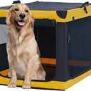 4 Pet 40-in XL Collapsible Soft Dog Crate, Large Dogs
patented screw frame, Lockable zippers, waterproof base, washable cover, outdoor/indoor/car