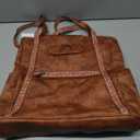 FADEON Large Laptop Tote Bag for Women Designer Leather Laptop Bag Fashion Travel Backpack Purse Shoulder Handbag