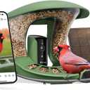 Birdfy 2 Smart Bird Feeder with Camera,Solar-Powered, Wireless Installation, Auto-Capture Bird Videos & Motion Detection, Gift Present