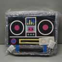 BLUE PANDA Boombox Pinata - 80s and 90s Theme Party Decorations, Hip Hop, Retro Birthday Supplies (16.5x12.8x3 In) - 90s Party Decorations - Boom Box Decor Pinata