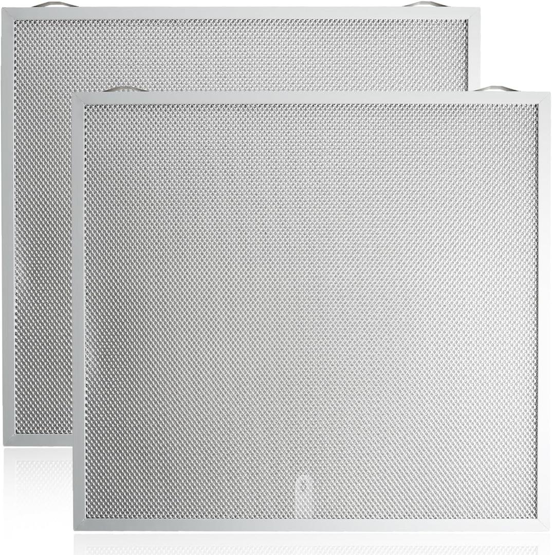 2-Pack Grease Range Hood Filter 15-3/4" X 16-7/8" X 3/8" Compatible with Broan Nutone 36" Range Hoods HPFA136 AVSF136 BCSD136 BCSEK136 Kitchen Exhaust Fan Filter Replace#: S99010430-003