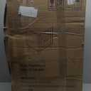 Nightstand with Faux Rattan Drawers, 2-Drawer Bedside Table with Plastic Cane Weave Front, Modern Boho Night Stand for Bedroom, Living Room, Cream