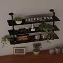 HDDFER Industrial Pipe Shelf Shelving Bookcase, Wall Mounted Rustic Bookshelf, Floating Bookshelves for Wall,Retro Wood Metal Pipe Industrial Shelves for Living Room, 3tier36in