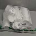 JOLLY CHEF 500 Pack Disposable Coffee Cup Lids, 3.6'' White Plastic Lids for 10, 12, 16, 20 oz Paper Cups (90 mm)