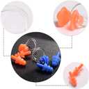 2 x UPINS 14 Sets Silicone Nose Clips Waterproof Swimming Nose Plugs Earplugs for Adults Kids, Ear Nose Protector