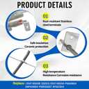 DG47-00020B Range Oven Bake Element Compatible with Samsung NY58J9850WS/AA FTQ352IWUW/XAA NE58K9500SG/AA, DG47-00020A Bake Heater Element 240V 3000W Replace PD00026657 AP5623019 PS4240824 EAP4240824