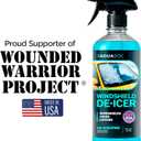 2 x AquaDoc De-icer for Car Windshield - Liquid Ice Melter for Windshields, Windows, Door Locks & Latches - Car De Icer Spray for Fast Ice Removal - 16oz