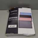 Extra Thick Silicone Mat Waterproof with Raised Edge 34" x 22", Under Sink Mat for Kitchen & Bathroom, Kitchen Cabinet Liner, Multi-Purpose for Storage & Protection, Gray