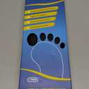 Plantar Fasciitis Feet Insoles Arch Supports Orthotics Inserts Relieve Flat Feet, High Arch (Mens 7-7 1/2 | Womens 9-9 1/2) (Gray)