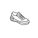 Dearfoams For Kids Memory Foam Size 2/3 Black